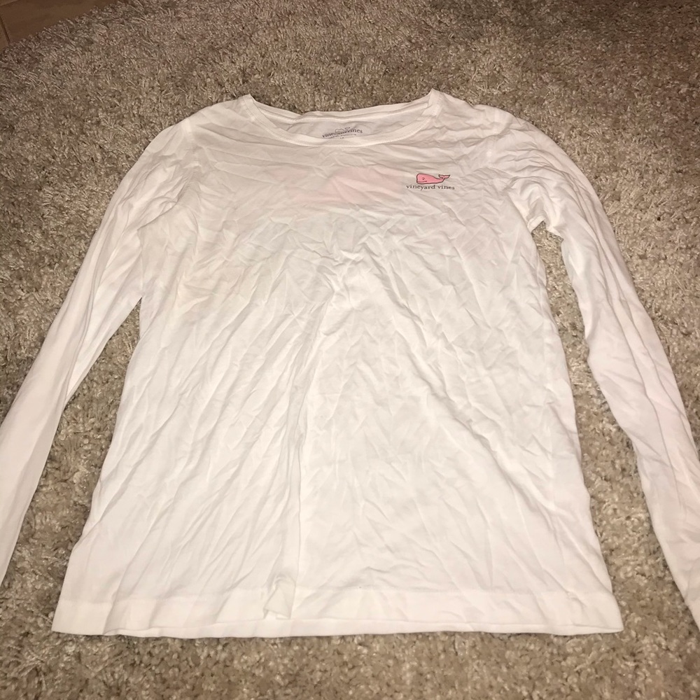 Vineyard Vines White Long Sleeve T-Shirt